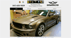 Desktop Screenshot of diamondcardetailingcharleston.com